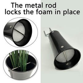 ALL SPECIAL Cemetery Decoration Vase, Gravestone Gravesite Flower Holder, Grave Pot Holder Tombstone, for Fresh and Artificial Flowers, for Mother's Day, Memorial Day, Never be Blown Away, Reusable