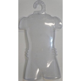 Henta Plastic Body Forms | Clothing Retail Store Mannequin (Clear, Child, Set of 10)