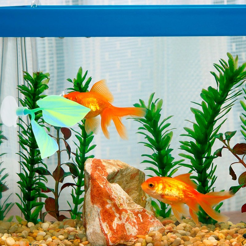 WOONEKY Betta Leaf Hammock Fish Rest Pad Double Bed for