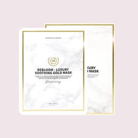 Ribble Rebloom Luxury Soothing Gold Mask Pack 5 sheets Gold Mask 5 sheets / 리블 리블룸 럭셔리 수딩 골드 마스크팩 5매 골드마스크 5매