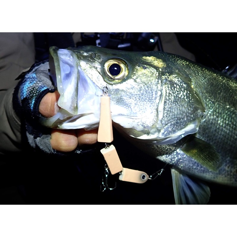 Abu Garcia SSGDRN100MM7.7G-PKGOB Salty Stage Godron Sea Bass Lure, Pink