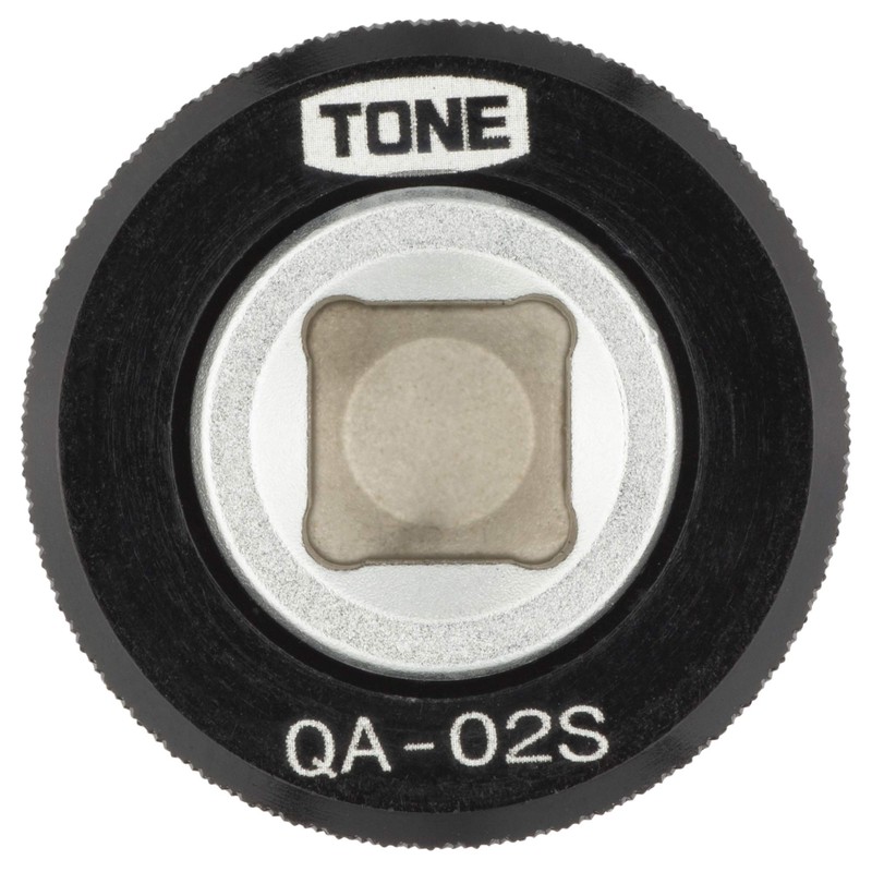 Tone QA-02S Quick Turn Adapter for Ratchets, 1/4" Connector, Black