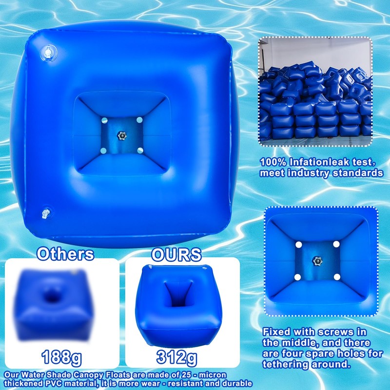Inflatable Canopy Float Kit, 18 x 18 x 10 Inch