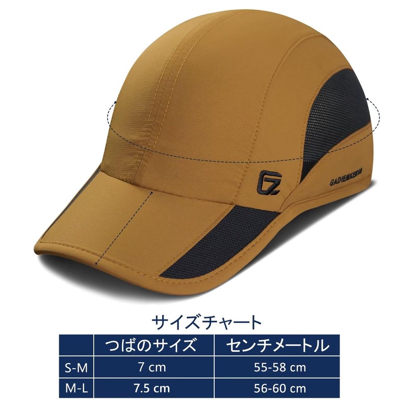 GADIEMKENSD Sports Hat, Quick Drying, Running Hat, Breathable, Baseball Cap,
