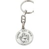 Key Chain saint Christopher with text Come good home /