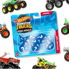 Hot Wheels Surtido Sorpresa Haz Que Las Aventuras se conviertan en Momentos llenos de acción con Monster Trucks Camión Remolque
