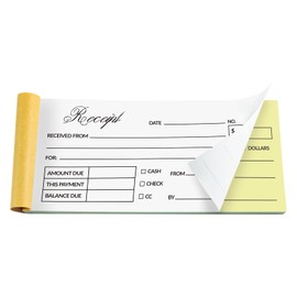 Rent Receipt Book, Handheld Duplicate Copy Order Form for Craft Boutique Business Sales