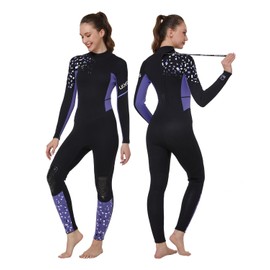 Seaskin Full Wetsuits for Men Womens 3mm Back Zip