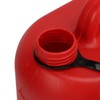 Gas Can 5L 1.3 Gallon ABS Leakage Red Portable Gasoline