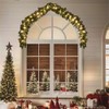 Pemberly Row 16.4' Artificial Greenery Plastic Garland in Green