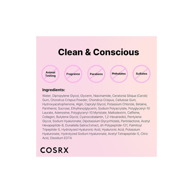 COSRX [COSRX]The Peptide Collagen Lifting Glow Hydrogel Mask (3ea)