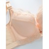 Women's Padded Push-Up Bra - Embroidered Lace With Underwire and