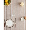 ZeeMart Hemstitched Striped Boho Tablecloth 54x70 Inch (Fit 3ft-4ft, Narrow