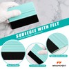 WRAPXPERT Wallpaper Smoothing Tool,Wallpaper Tools Included Felt Squeegee,Craft Knife,Wallpaper Brush,Wallpaper