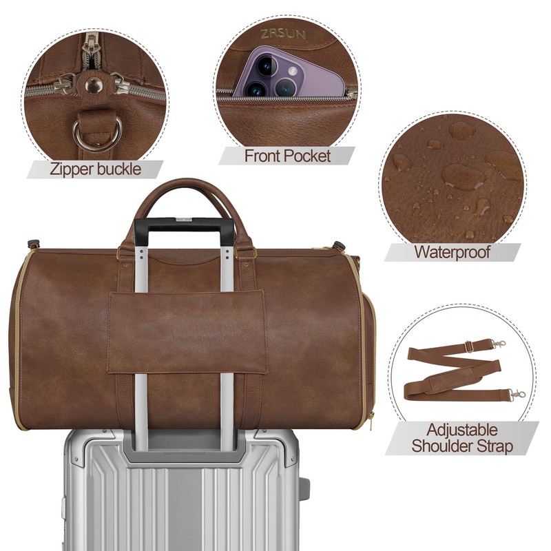 Garment Bag for Travel, Carry On Garment bag, Convertible Duffel
