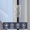 Bisagras para Puerta de Acero Inoxidable, 4 piezas Bisagras de