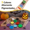 Erinde Pintura Profesional Para Rostro y Cuerpo, #Negro + Blanco