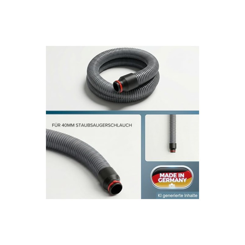 Vacuum Cleaner Coupling Adapter Compatible with Bosch Click and Clean