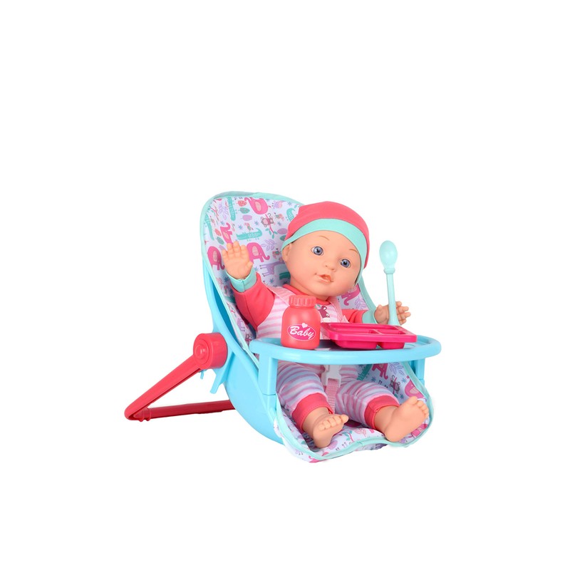 DREAM COLLECTION, Baby Doll 4-in-1 High Chair Play Set -