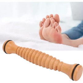 ZJchao Rodillo de Madera para Masaje de Pies, Alivio de la Fascitis Plantar, Herramienta de Masaje de Acupuntura para Aliviar el Estrés Muscular