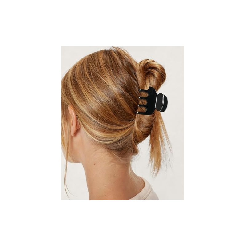 MAORULU Pinza para el cabello pequeña de acetato de 1,85"