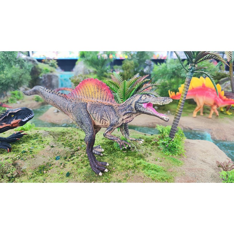 Zappi Co Childrens Spinosaurus Dinosaur Figure Toy (27cm Length) Realistic