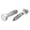 sourcing map Hex Lag Screws, M8 x 30mm 304 Stainless
