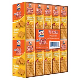 Lance Toastchee Cheddar Cheese (1.41 Ounce ., 40 ct.) Net Wt 56.4 Ounce,, ()