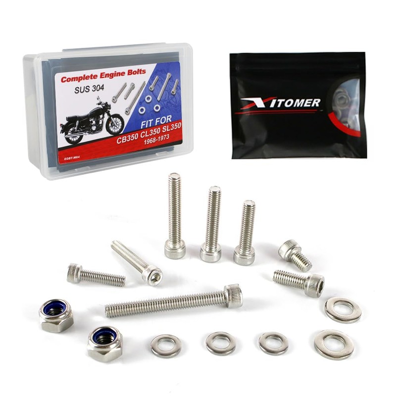 Xitomer 89PCS Compatible with CB350 / CL350 / SL350 1968-1973