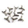 M5x10 Wing Bolt 304 Stainless Steel Butterfly Screw Bolt (Pack