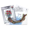 Janlynn Stamped Cross Stitch Kit, Poppies