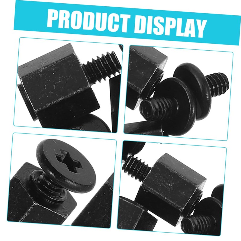 TEHAUX 12pcs Head Screws for Motherboard Mounting Compatible with Asus