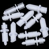 Rexka 10pcs Double End Xmas Tree Retainers Clips 11/32" Stem