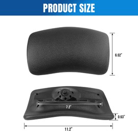 1 Pack Pillow Replacement for Cal Spas Hot Tub, Fits for 2020-2023 Cal Spas Models, Spa Head Rests Pillows, Black