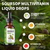 NaturePlanet Organic Soursop Bitters Liquid Drops with Vitamin B6, C,