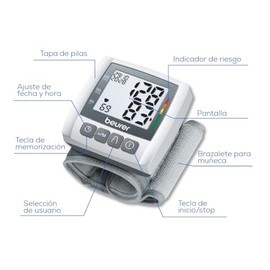 Monitor de presión de muñeca BC30