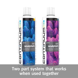 Continuum Aquatics Reef Sculpture A - Ionically Balanced Calcium & Alkalinity System for Marine Fish & Reef Saltwater Aquariums
