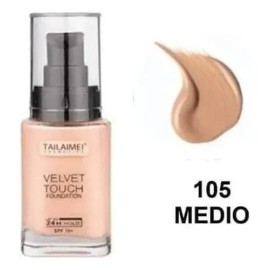 Maquillaje Tailaime Velvet Touch Alta Cobertura Base Liquido