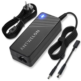 ANTWELON 65W 45W Laptop Ladegerät Netzteil 19,5V 3,34A für Dell Inspiron 11-3000 15-3000 17-3000 15-5000 17-5000 13-7000 15-7000 17-7000 XPS 13 Series 5559 5558 5755 5758 9350 AC Adapter 4,5 * 3,0mm
