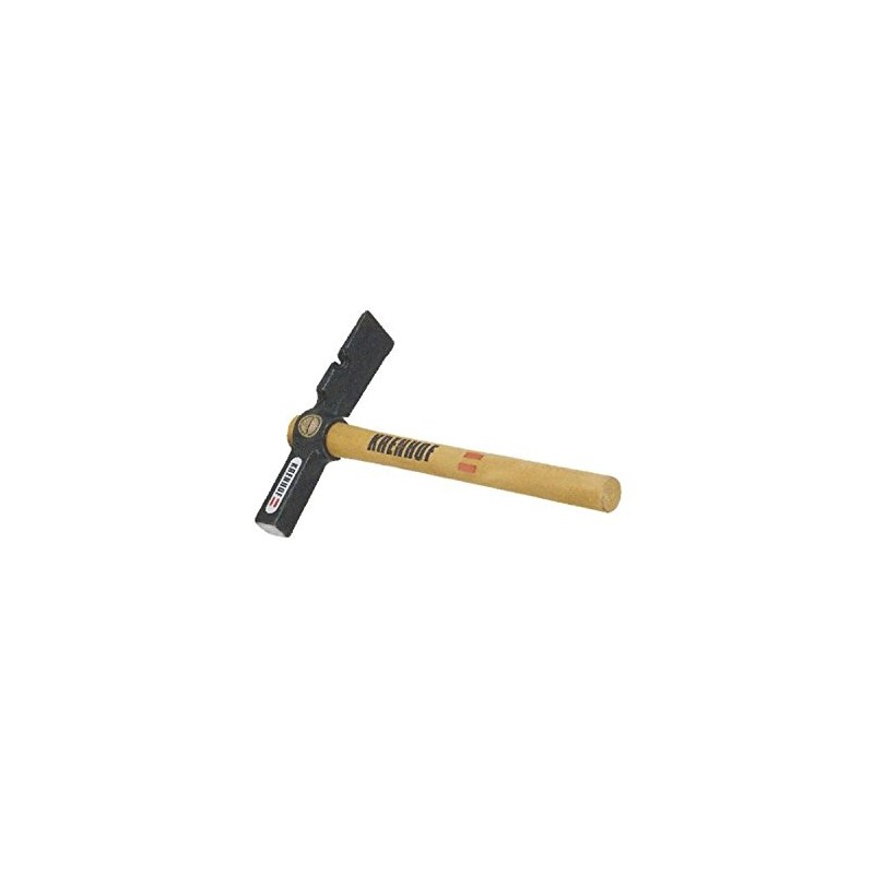 The Court KREN Masons Hammer with Wooden Handle and Screwdriver,