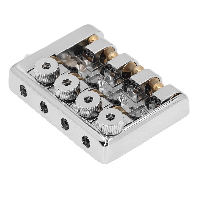 4 String Headless Electric Bass Bridge Zinc Alloy Brass Bridge