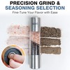Dual Salt & Pepper Grinder - Manual Combo Mill Grinders