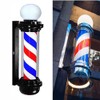 MIUXIU 35-inch Barber Pole Red White Blue Stripes with LED