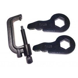 QSA 2" Adjustable Torsion Leveling Lift Keys + Install Tool Compatible with 2000-2010 Chevy Silverado 1500HD, 2500HD, 3500HD FORGED. RPO Codes FK2-FK3, FF6-FF7, FF8-FF9 Codes in Glove box