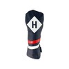 RAM Golf Premium Vintage Style PU Leather Headcovers, Retro Black,