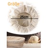 Voarge Set of 6 Linen Insert for Bread Proofing Basket,