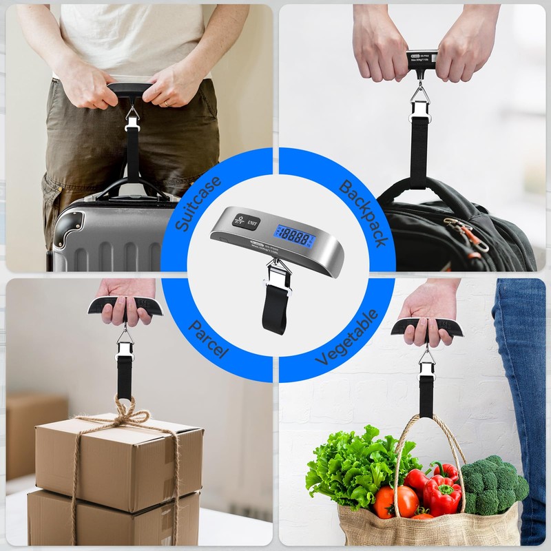 Luggage Scale Dr.meter Travel Essentials Luggage Weight Scale Backlight LCD