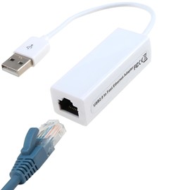 JacobsParts USB 2.0 Ethernet Network Adapter 100Mbps Wired LAN for Windows and Linux