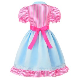 ReliBeauty 110 Waitress, Diner Girls, Kids, Cosplay, Halloween, Costume, Christmas, Birthday, Gift, Headband Set
