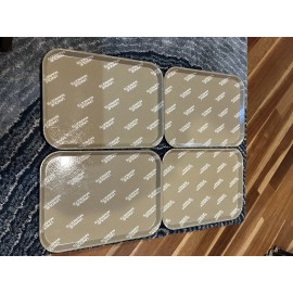 Cambro 4 Vintage Cambro Unique Markets Camtray Beige Cafeteria Lunch Tray 12x16